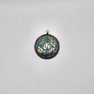 Turquoise and Silver Pendant